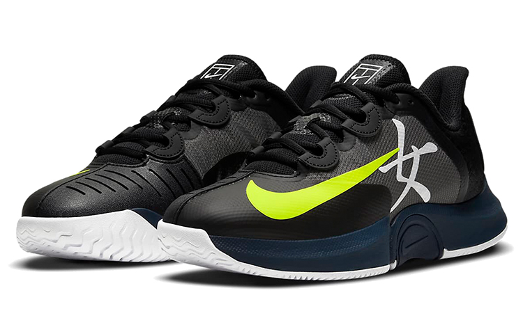 Lookbook (W) (ウィメンズ) ナイキ コート エア ズーム GP ターボ 大坂なおみ 'ブラック グリーン ホワイト' DD6871-024 DD6871-024