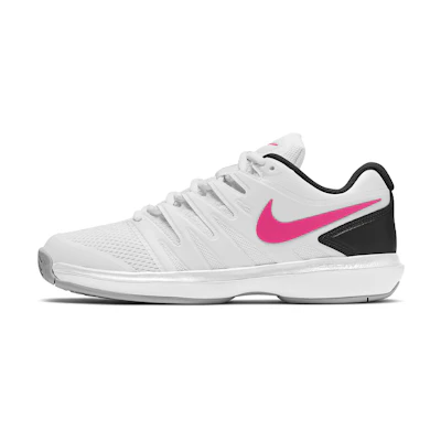 (W) Nike Court Air Zoom Prestige 'White Pink Black'