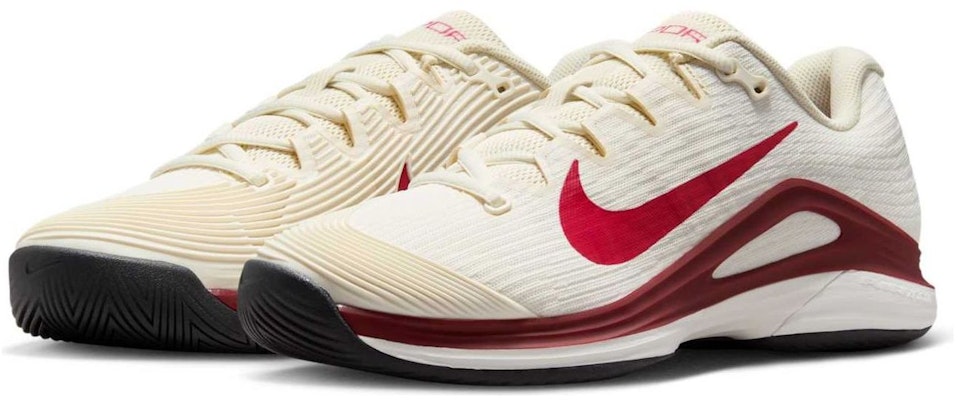 (Women) Nike NikeCourt Air Zoom Vapor 12 HC 'Team Red Rush Pink' FV5554-104 Lookbook (Women) Nike NikeCourt Air Zoom Vapor 12 HC 'Team Red Rush Pink' FV5554-104