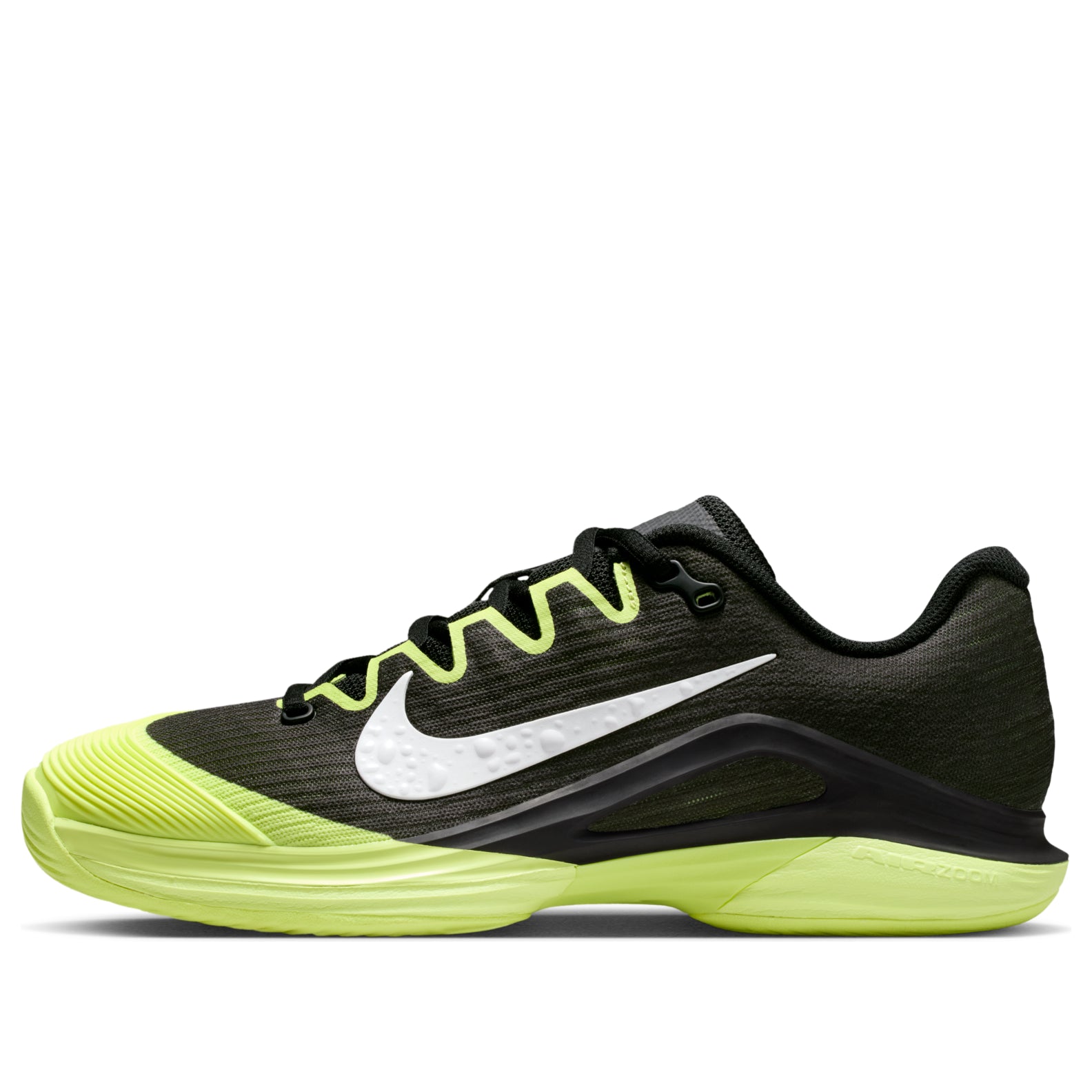(Women) Nike Court Air Zoom Vapor 12 HC Black Light Lemon Twist IB6554-001