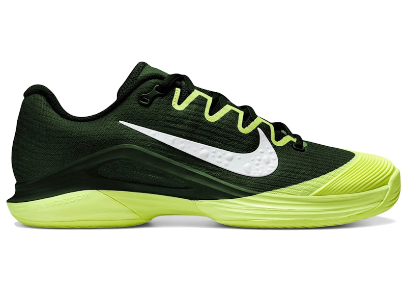 (Women) Nike Court Air Zoom Vapor 12 HC Black Light Lemon Twist IB6554-001