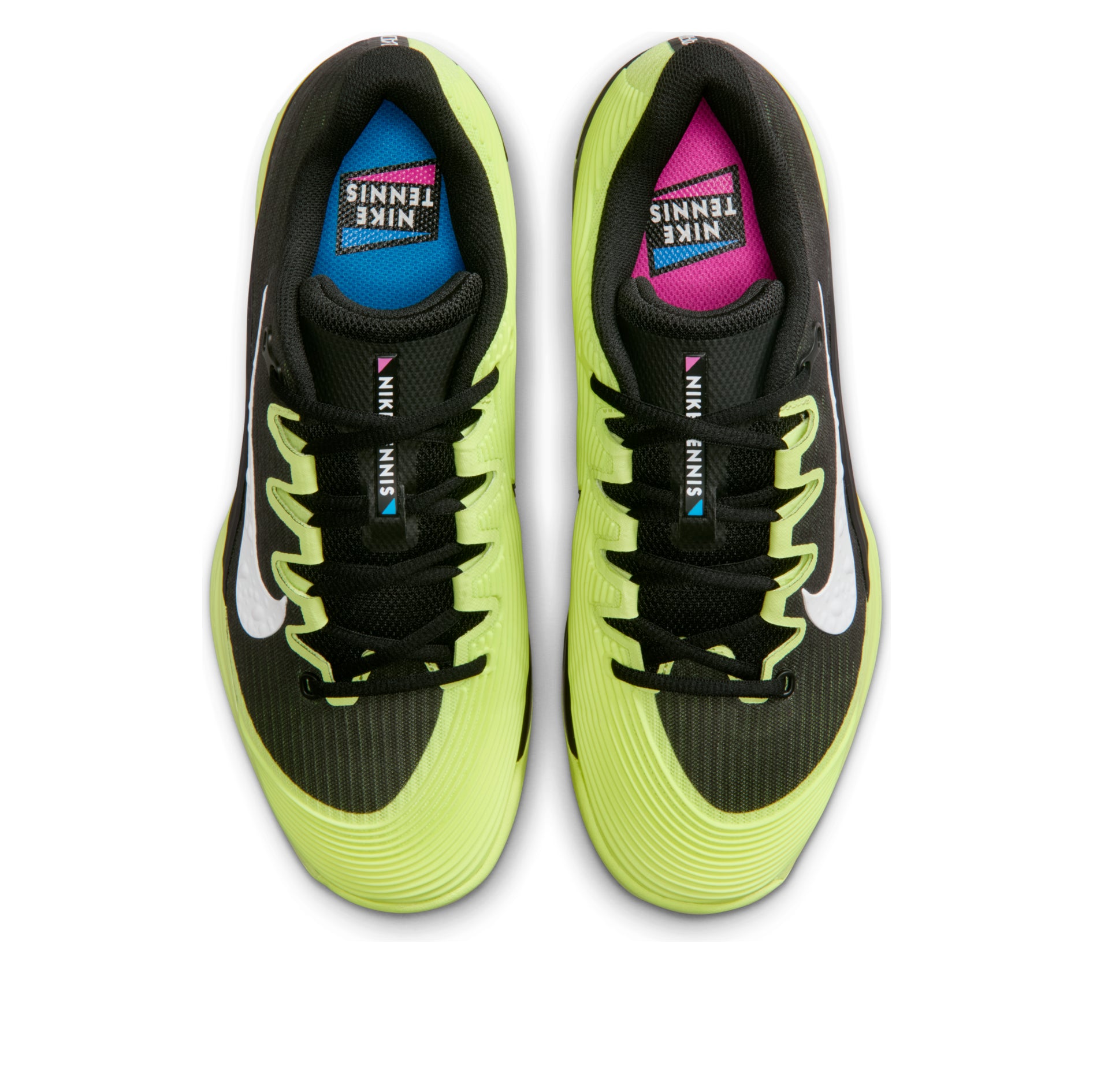 Order (Women) Nike Court Air Zoom Vapor 12 HC Black Light Lemon Twist IB6554-001