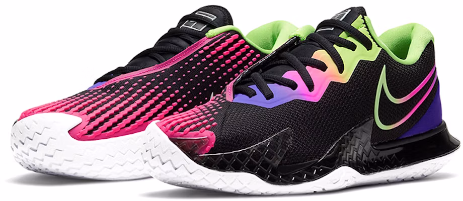(W) 耐克Court Air Zoom Vapor Cage 4 '黑色多彩' CD0431-002 Lookbook (W) 耐克Court Air Zoom Vapor Cage 4 '黑色多彩' CD0431-002