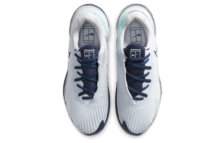 Shop (W) 나이키 코트 에어 줌 베이퍼 케이지 4 '블루 화이트' CD0432-010