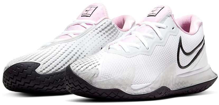 (W) Nike Court Air Zoom Vapor Cage 4 'Putih Busa Merah Muda' CD0431-100 Lookbook (W) Nike Court Air Zoom Vapor Cage 4 'Putih Busa Merah Muda' CD0431-100