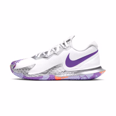 (W) Nike Court Air Zoom Vapor Cage 4 'White Purple Pulse'