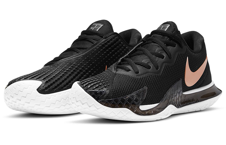 (W) Nike Court Air Zoom Vapor Cage 4 Black/Golden 圖 3