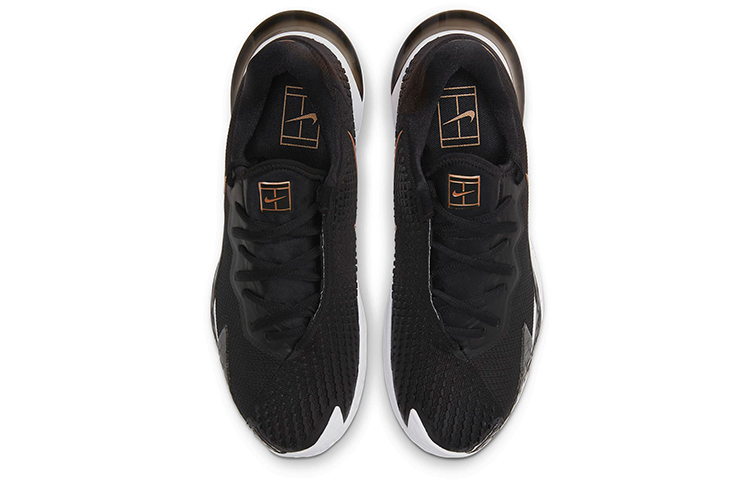(W) Nike Court Air Zoom Vapor Cage 4 Black/Golden 圖 4