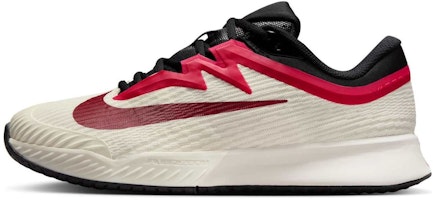 (Women) Nike Court Air Zoom Vapor Pro 3 HC 'Pale Ivory Sail Team Red Rush Pink' FZ2158-104 (Women) Nike Court Air Zoom Vapor Pro 3 HC 'Pale Ivory Sail Team Red Rush Pink' FZ2158-104