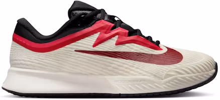 (Women) Nike Court Air Zoom Vapor Pro 3 HC 'Pale Ivory Sail Team Red Rush Pink' FZ2158-104 (Women) Nike Court Air Zoom Vapor Pro 3 HC 'Pale Ivory Sail Team Red Rush Pink' FZ2158-104