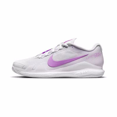 (W) Nike Court Air Zoom Vapor Pro Gray/Purple/White