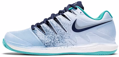 (Women) Nike Court Air Zoom Vapor X 'White Blue' AA8025-010 (Women) Nike Court Air Zoom Vapor X 'White Blue' AA8025-010