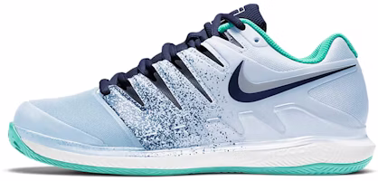 (Women) Nike Court Air Zoom Vapor X 'White Blue' AA8025-010 (Women) Nike Court Air Zoom Vapor X 'White Blue' AA8025-010