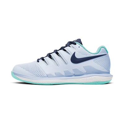 (W) Nike Court Air Zoom Vapor X 'White Blue'