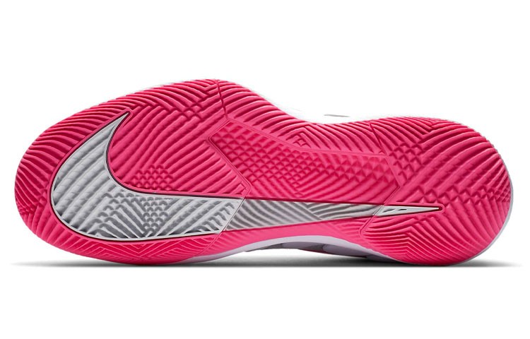 (W) Nike Court Air Zoom Vapor X Knit 'Grey Pink' 圖 6