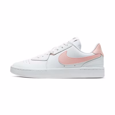 (W) Nike Court Blanc White/Pink