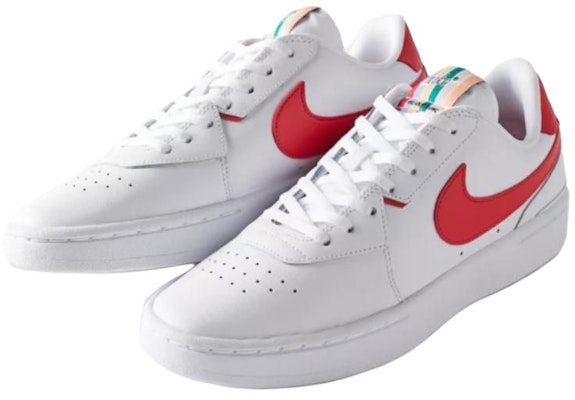 (Women) Nike Court Blanc 'White Track Red' CI0808-103 Lookbook (Women) Nike Court Blanc 'White Track Red' CI0808-103