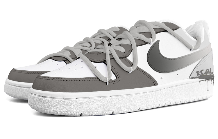 Lookbook (W) Nike Court Borough Low 2 'Galaxy Putih Kelabu Gradien' BQ5448-100-447830