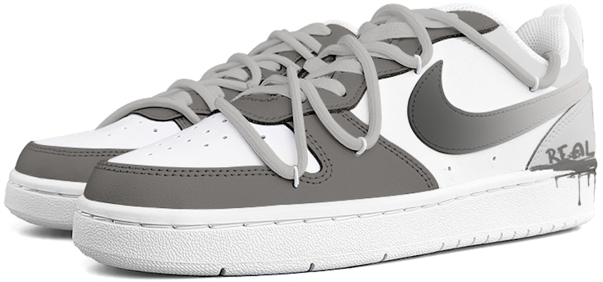 (W) Nike Court Borough Low 2 'Galaxy Putih Kelabu Gradien' BQ5448-100-447830 Lookbook (W) Nike Court Borough Low 2 'Galaxy Putih Kelabu Gradien' BQ5448-100-447830