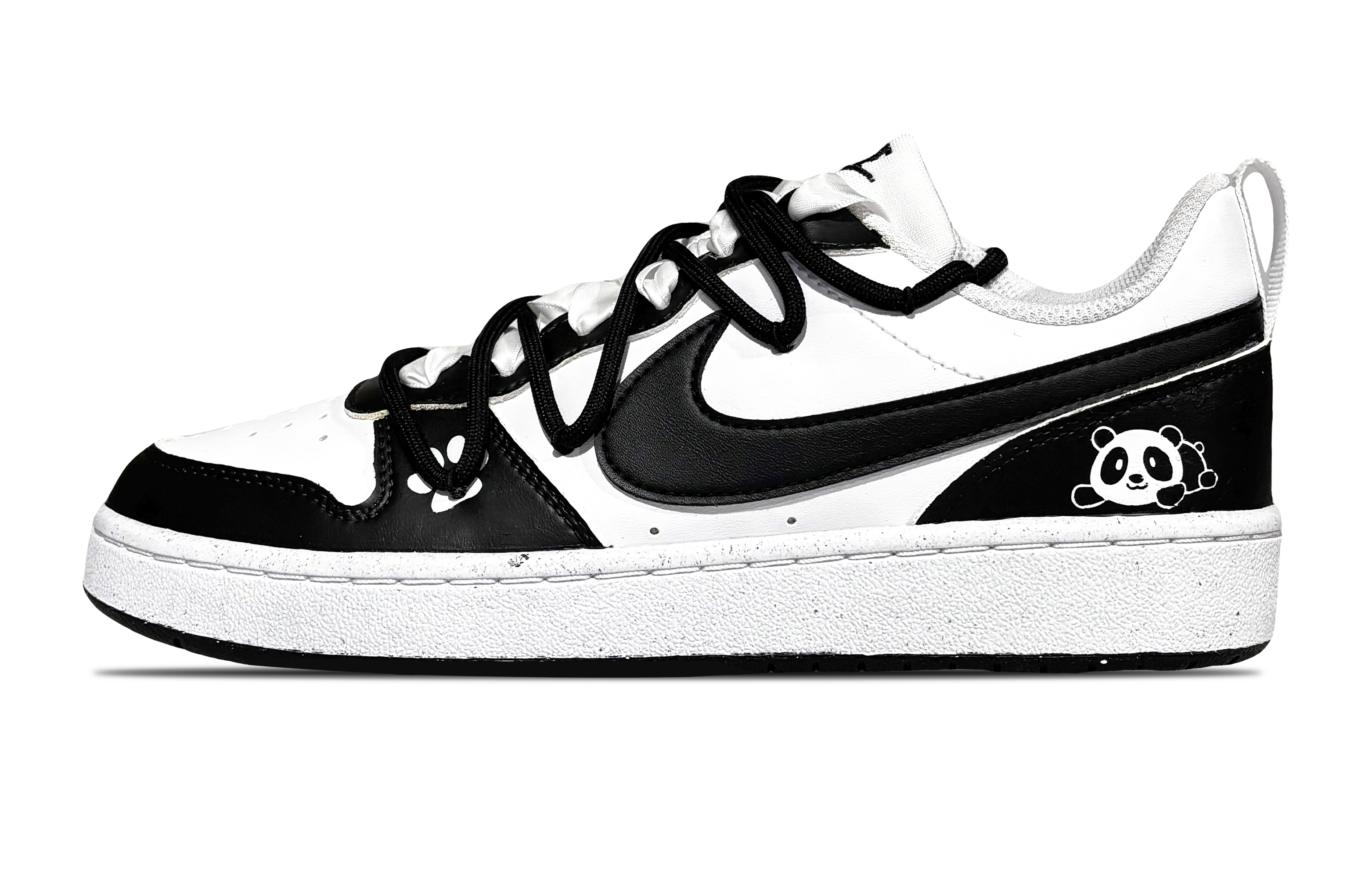 Buy (W) Nike Court Borough Low 2 'Panda Desconstruido Grafiti' DV5456-104-484919
