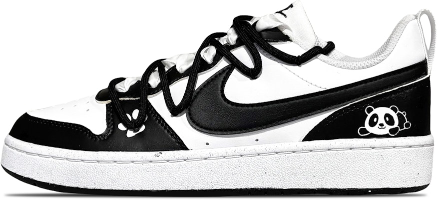 (W) Nike Court Borough Low 2 'Panda Desconstruido Grafiti' DV5456-104-484919 Buy (W) Nike Court Borough Low 2 'Panda Desconstruido Grafiti' DV5456-104-484919