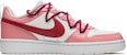 (W) Nike Court Borough Low 2 'Hati Merah Jambu' BQ5448-100-458083