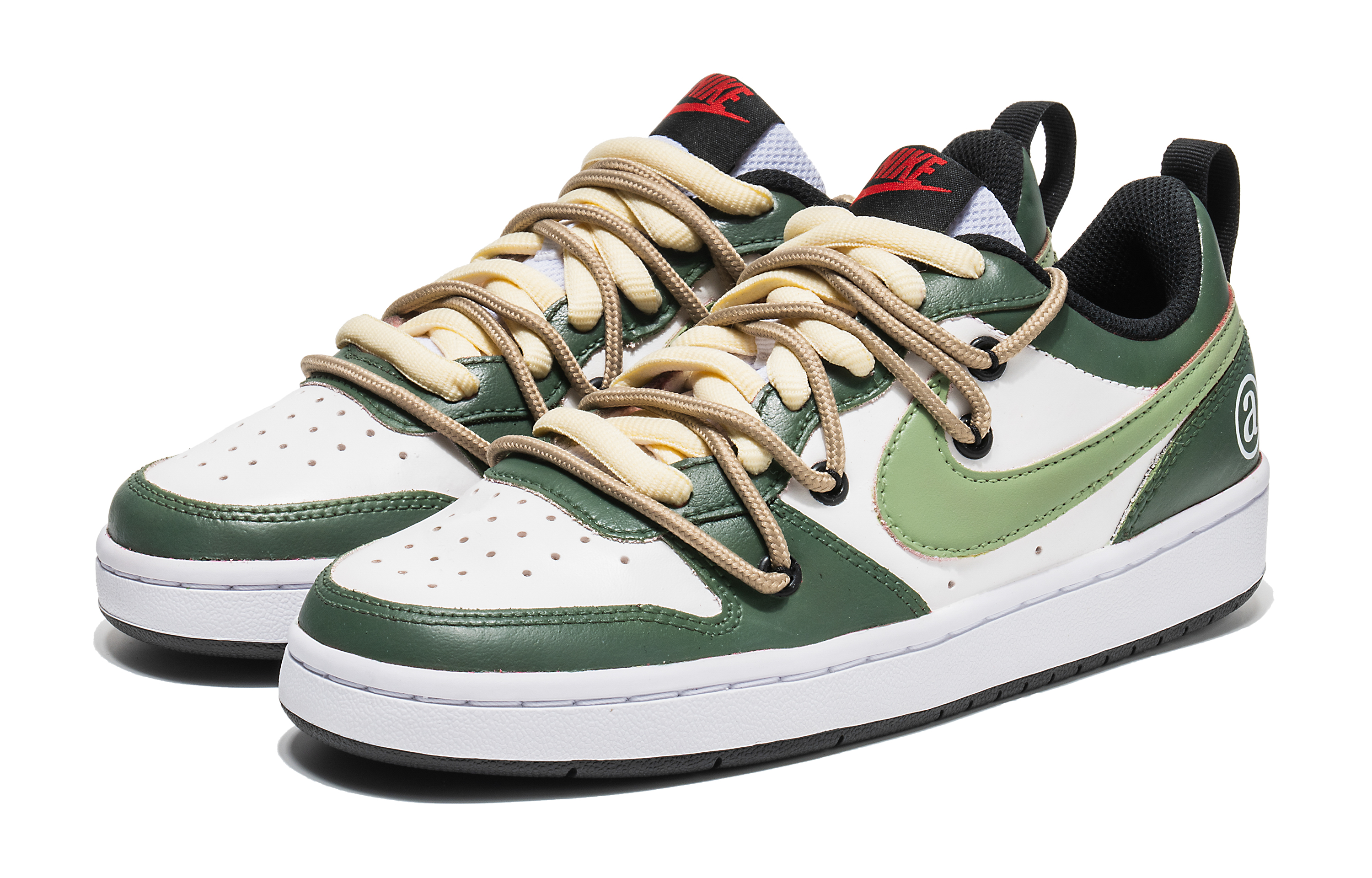 (W) Nike Court Borough Low 2 'Retro Graffiti White Green' 圖 3