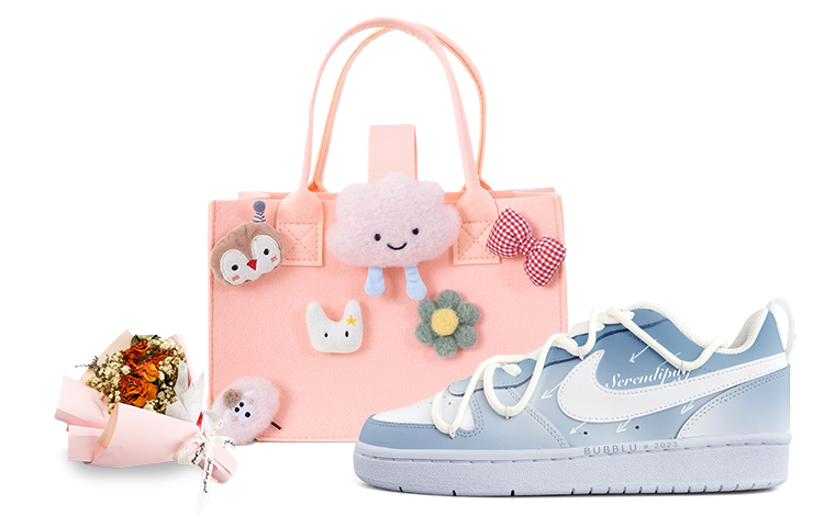 Buy (W) Nike Court Borough Low 2 'Serendipity Custom' BQ5448-100(Team13-Serendipity)