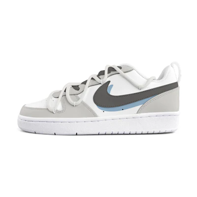 (W) Nike Court Borough Low 2 'Simplistic Grey Charm'