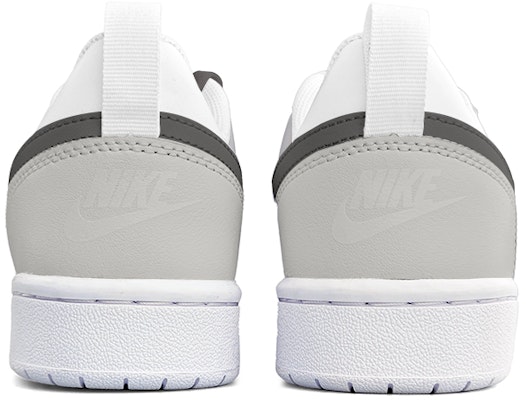 【定製球鞋】Nike Court Borough Low2 簡雅灰韻 簡約 白灰 復古 手繪 解構鞋帶 低幫 板鞋 女款 淺灰色 Shop 【定製球鞋】Nike Court Borough Low2 簡雅灰韻 簡約 白灰 復古 手繪 解構鞋帶 低幫 板鞋 女款 淺灰色