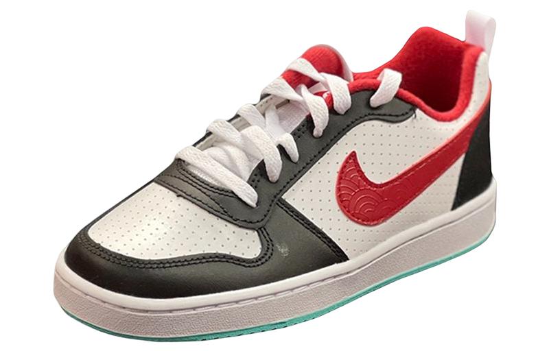Lookbook (W) Nike Court Borough Low 'Hitam Merah Pudina' DQ5354-161