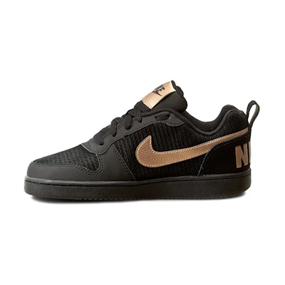 (W) Nike Court Borough Low /Golden 'Black'