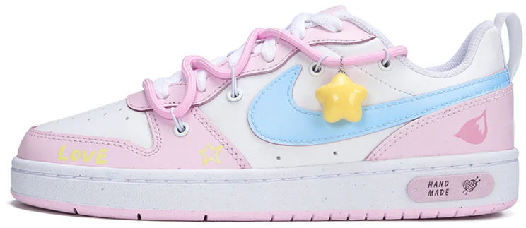 women-nike-court-borough-low-little-pink-fox-star-love-theme-dq-0492-100-team-five