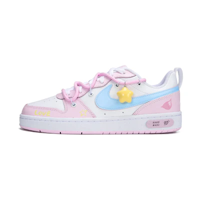 (W) Nike Court Borough Low 'Little Pink Fox - Star Love Theme'