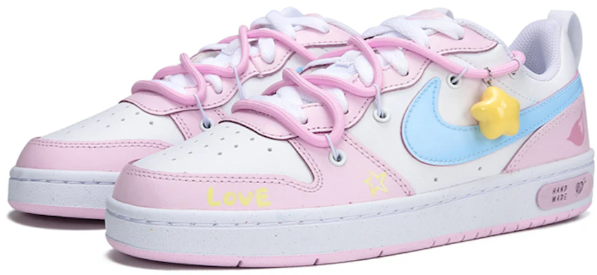 (W) 耐克Court Borough Low“小粉狐狸-星星爱主题” DQ0492-100(TeamFive) Lookbook (W) 耐克Court Borough Low“小粉狐狸-星星爱主题” DQ0492-100(TeamFive)