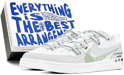 (W) Nike Court Borough Low 'Morandi Matcha Lima' DQ5979-100-458129 Buy (W) Nike Court Borough Low 'Morandi Matcha Lima' DQ5979-100-458129