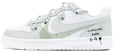 【訂製球鞋】 Nike Court Borough 秋日穿搭 小清新 莫蘭迪風 青檸抹茶 特殊鞋盒 低幫 板鞋 女款 白綠 Order 【訂製球鞋】 Nike Court Borough 秋日穿搭 小清新 莫蘭迪風 青檸抹茶 特殊鞋盒 低幫 板鞋 女款 白綠