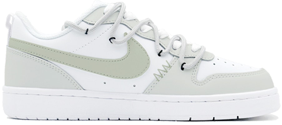 (Women) Nike Court Borough Low 'Morandi Matcha Lime' DQ5979-100-458129 Lookbook (Women) Nike Court Borough Low 'Morandi Matcha Lime' DQ5979-100-458129
