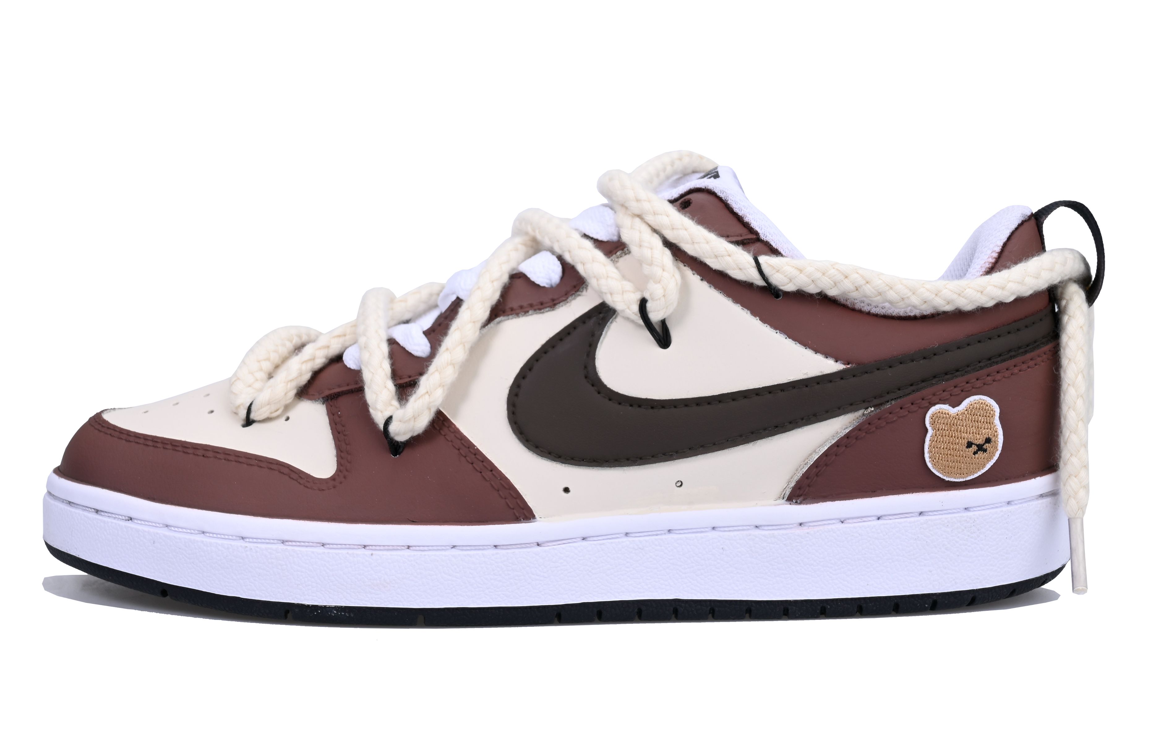 (W) Nike Court Borough Low 'Teddy Bear Biscuit'