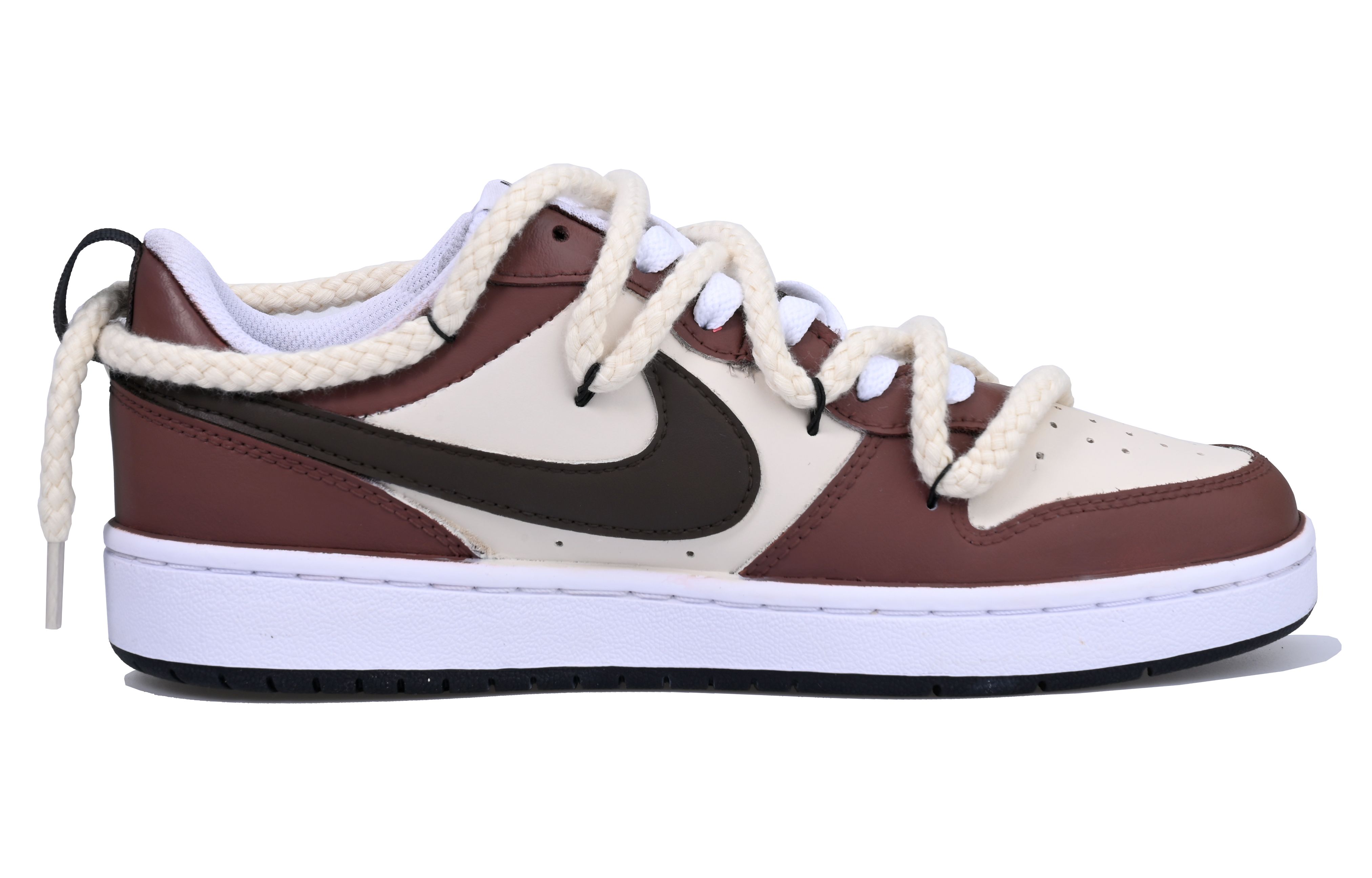 (W) Nike Court Borough Low 'Teddy Bear Biscuit' 圖 2