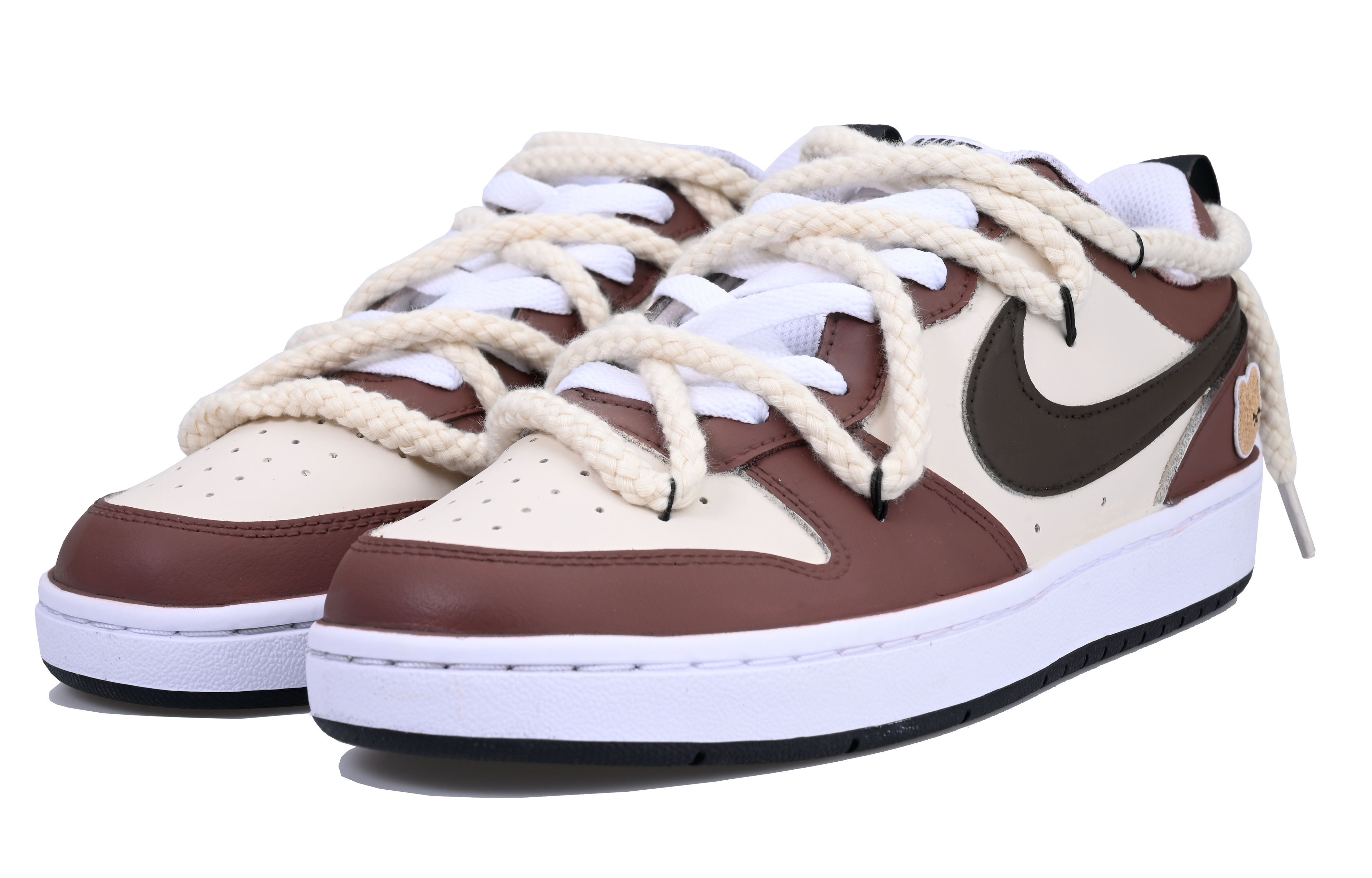 (W) Nike Court Borough Low 'Teddy Bear Biscuit' 圖 3