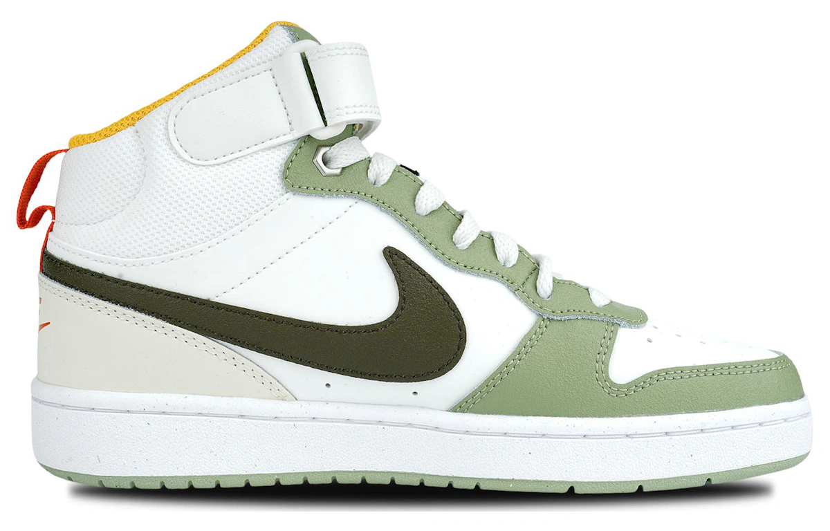 (Youth) Nike Court Borough Mid 2 Shoes 'Off White Green' FV3649-171