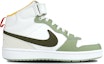 Order (JR) Kasut Nike Court Borough Mid 2 'Off White Green'. FV3649-171