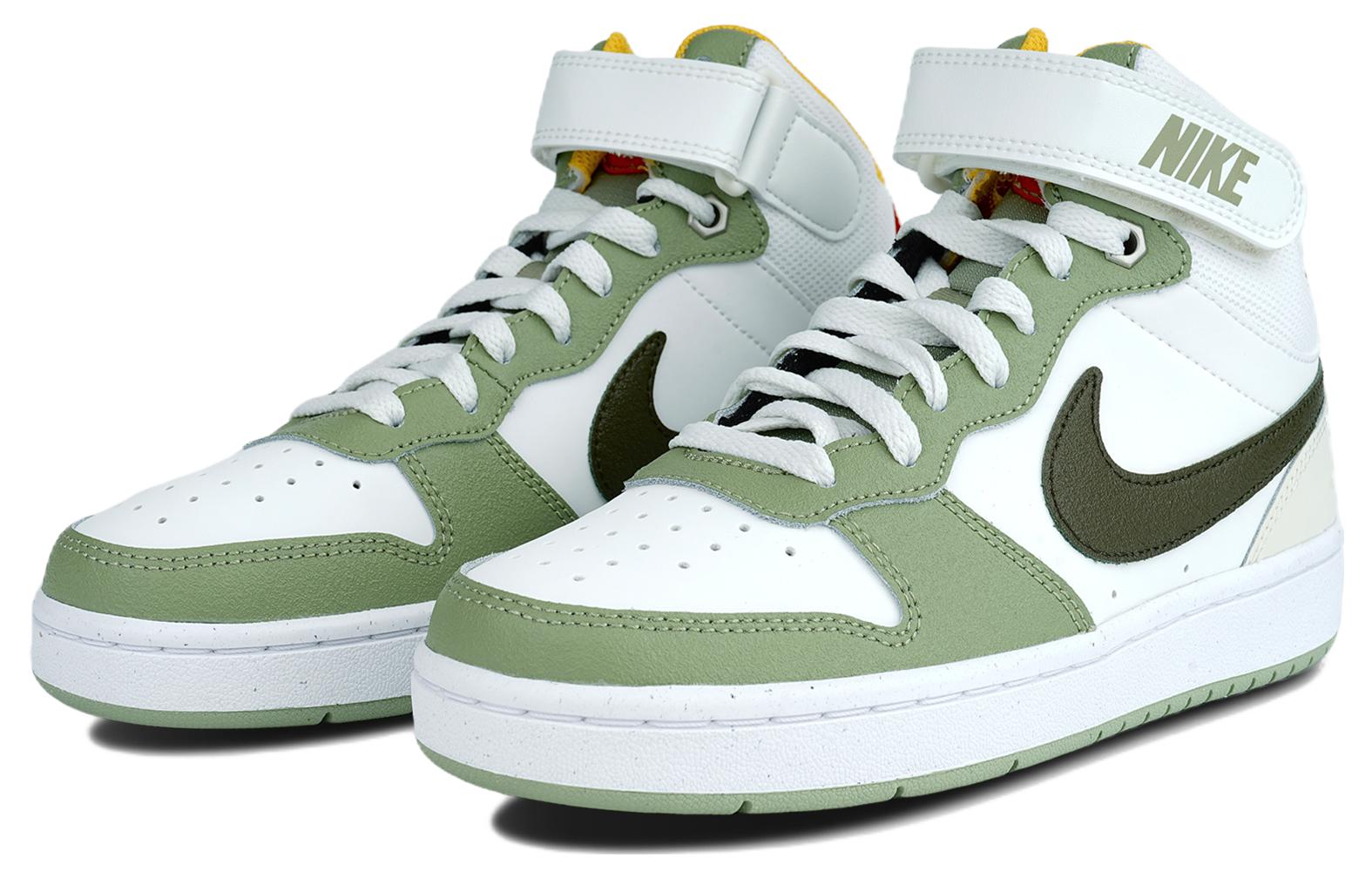 (Youth) Nike Court Borough Mid 2 Shoes ‘Off White Green’ FV3649-171
