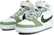 (JR) Kasut Nike Court Borough Mid 2 'Off White Green'. FV3649-171