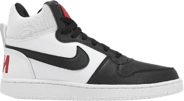(Women) Nike Court Borough Mid 'White Black University Red' 844906-100 (Women) Nike Court Borough Mid 'White Black University Red' 844906-100