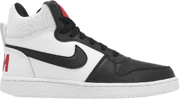 (Women) Nike Court Borough Mid 'White Black University Red' 844906-100 (Women) Nike Court Borough Mid 'White Black University Red' 844906-100