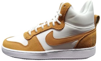 (Women) Nike Court Borough Mid Premium 'White Flax' HV1802-121 (Women) Nike Court Borough Mid Premium 'White Flax' HV1802-121