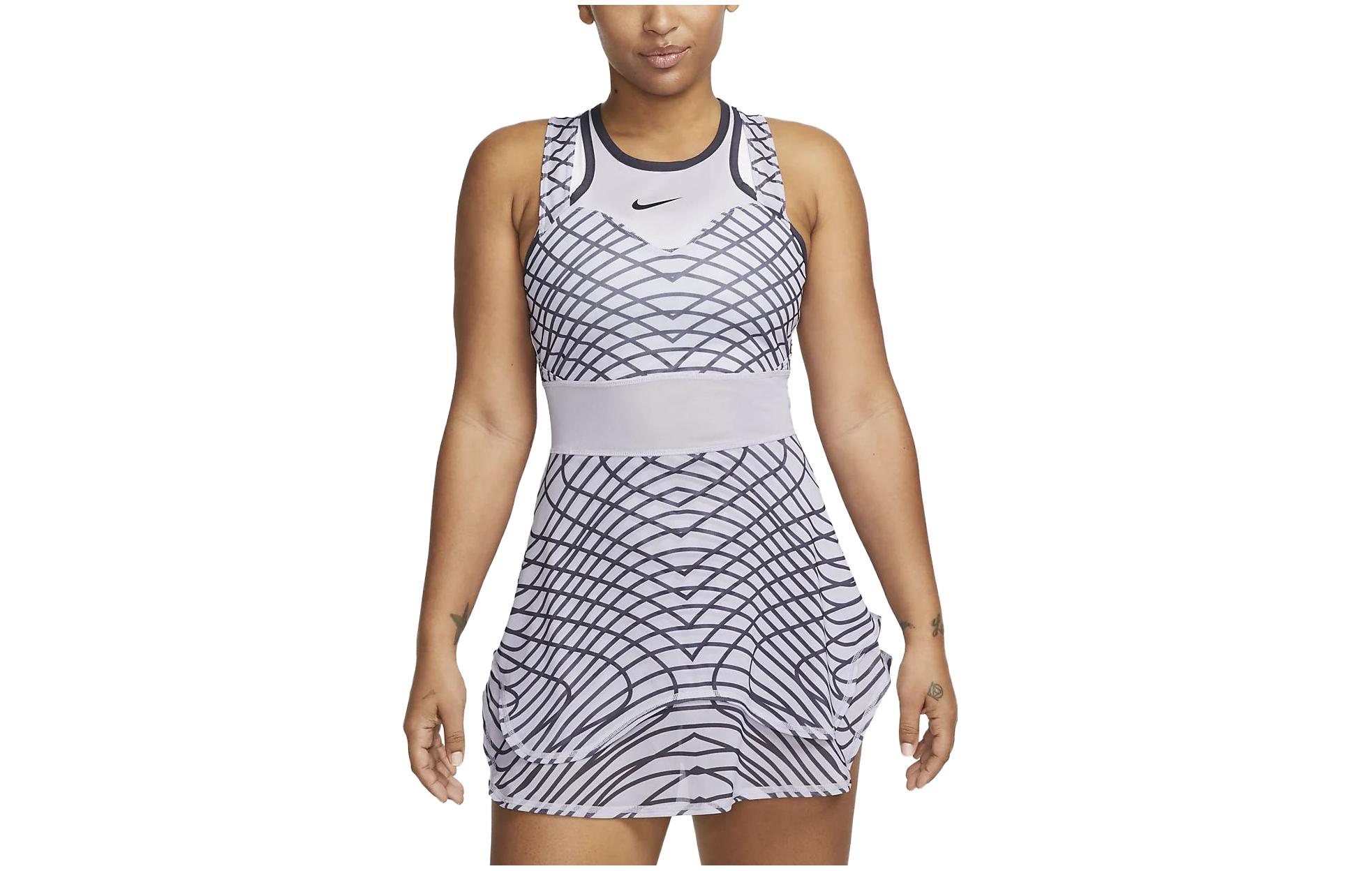 (Women) Nike Court Dri-FIT Slam Slim-Fit Sleeveless Dress Oxygen Purple DR9739-536