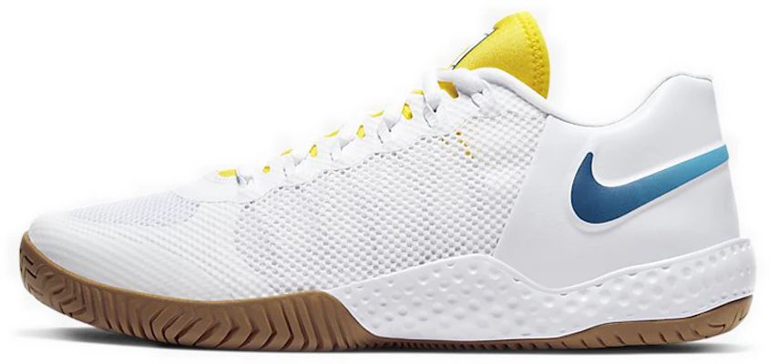 Nike Court Flare 2 白藍黃 女式 Buy Nike Court Flare 2 白藍黃 女式